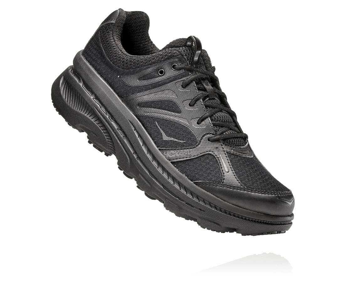 Hoka One One All Gender Hoka X Eg Bondi B South Africa - Mens Wide Running Shoes - Black,GVXOE-9725